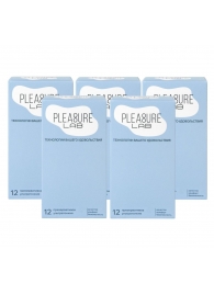 Набор из 5 упаковок ультратонких презервативов Pleasure Lab (по 12 шт.) - Pleasure Lab - купить с доставкой в Махачкале