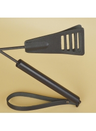 Черный кожаный стек «Сириус» - 60 см. - Sitabella - купить с доставкой в Махачкале