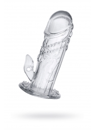 Прозрачная насадка на пенис Uco - 13 см. - A-toys - в Махачкале купить с доставкой