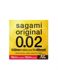 Презерватив увеличенного размера Sagami Original 0.02 XL-size - 1 шт. - Sagami - купить с доставкой в Махачкале