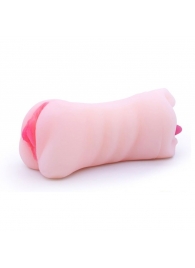 Телесный двусторонний мастурбатор - вагина и ротик - Boys of Toys - в Махачкале купить с доставкой