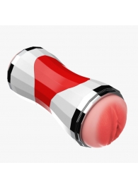 Двусторонний мастурбатор в колбе Power Grip Cup - вагина и ротик - Boys of Toys - в Махачкале купить с доставкой