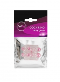 Прозрачная насадка на пенис с цветными шариками - Erowoman-Eroman - в Махачкале купить с доставкой