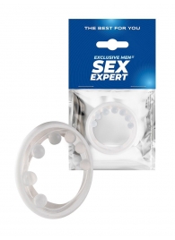 Эрекционное кольцо с мягкой стимулирующей насадкой - Sex Expert - в Махачкале купить с доставкой