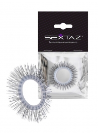 Круглое эрекционное кольцо с «ресничками» - Sextaz - в Махачкале купить с доставкой