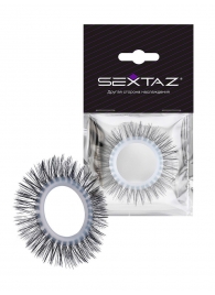 Круглое эрекционное кольцо с длинными «ресничками» - Sextaz - в Махачкале купить с доставкой