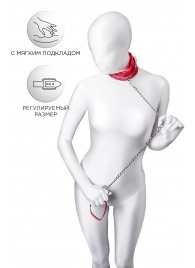 Красный ошейник с подкладкой из меха - ToyFa - купить с доставкой в Махачкале