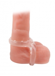 Прозрачное двойное эрекционное кольцо - Sex Expert - в Махачкале купить с доставкой