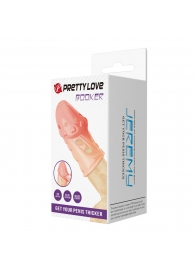 Телесная насадка на пенис Booker - 8 см. - Baile - в Махачкале купить с доставкой