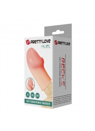 Телесная насадка на пенис Huel - 9 см. - Baile - в Махачкале купить с доставкой