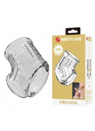 Прозрачная насадка на пенис и мошонку - Baile - в Махачкале купить с доставкой