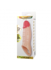 Телесная удлиняющая насадка на пенис Darnel - Baile - в Махачкале купить с доставкой