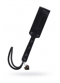 Черный кожаный пэддл - 32 см. - Pecado - купить с доставкой в Махачкале