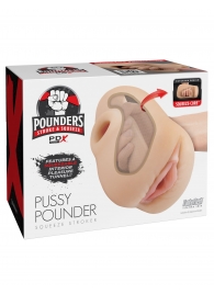 Телесный мастурбатор-вагина Pussy Pounder Squeeze Stroker - Pipedream - в Махачкале купить с доставкой