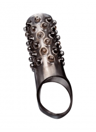 Дымчатая насадка на пенис с выпуклостями - 12 см. - Sex Expert - в Махачкале купить с доставкой