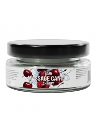 Массажная свеча «Спелая вишня» - 50 мл. - SGAN - купить с доставкой в Махачкале