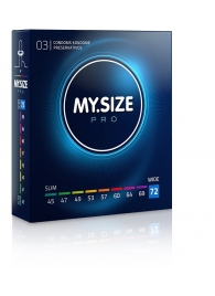 Презервативы MY.SIZE размер 72 - 3 шт. - My.Size - купить с доставкой в Махачкале