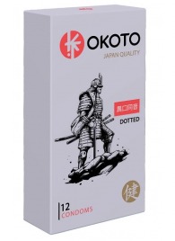 Точечные презервативы OKOTO Dotted - 12 шт. - Sitabella - купить с доставкой в Махачкале