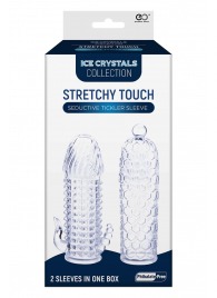 Набор из 2 прозрачных насадок на член Seductive Tickler Sleeves Set - NMC - в Махачкале купить с доставкой