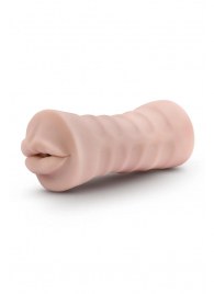 Телесный мастурбатор-ротик Nicole Vibrating Masturbator - Blush Novelties - в Махачкале купить с доставкой