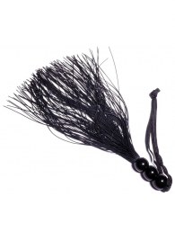 Черная силиконовая плетка - 25,4 см. - Boys of Toys - купить с доставкой в Махачкале