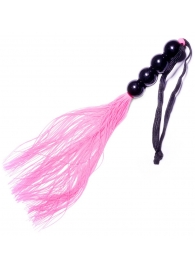Розовая силиконовая плеть - 35,5 см. - Boys of Toys - купить с доставкой в Махачкале
