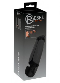 Черный вибромастурбатор с трехточечной стимуляцией Penis Trainer with 3 Point Stimulation - Orion - в Махачкале купить с доставкой