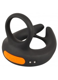 Черный вибростимулятор мошонки RC Scrotum Stimulator with Vibration - Orion - в Махачкале купить с доставкой