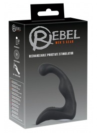 Черный перезаряжаемый стимулятор простаты с вибрацией - 14,6 см. - Orion - в Махачкале купить с доставкой