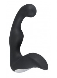 Черный перезаряжаемый стимулятор простаты с вибрацией - 14,6 см. - Orion - в Махачкале купить с доставкой