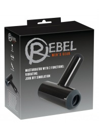 Черный мастурбатор с удобной ручкой Masturbator with 2 Functions - Orion - в Махачкале купить с доставкой