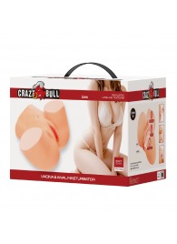 Телесный мастурбатор Liora с 2 любовными тоннелями - Baile - в Махачкале купить с доставкой