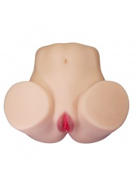 Телесный мастурбатор Julia с 2 любовными каналами - Baile - в Махачкале купить с доставкой