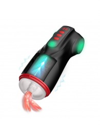 Интерактивный мастурбатор Raven с вакуумом, вибрацией и подсветкой - Shots Media BV - в Махачкале купить с доставкой