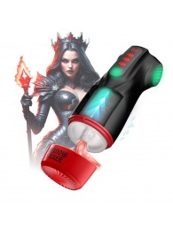 Интерактивный мастурбатор Raven с вакуумом, вибрацией и подсветкой - Shots Media BV - в Махачкале купить с доставкой