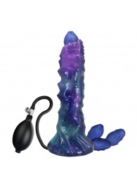 Фиолетовый яйцеродящий фаллоимитатор Duskwalker Sentinal на присоске - 22,4 см. - Baile - купить с доставкой в Махачкале