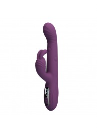 Фиолетовый вибромассажёр-кролик Dee - 23,9 см. - Baile