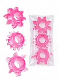 Комплект из трех розовых эрекционных колец - Erowoman-Eroman - в Махачкале купить с доставкой