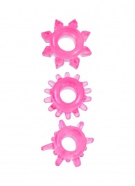 Комплект из трех розовых эрекционных колец - Erowoman-Eroman - в Махачкале купить с доставкой