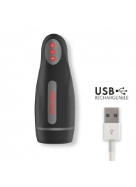 Черный автоматический мастурбатор с управлением через приложение - Oninder - в Махачкале купить с доставкой