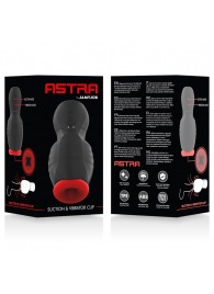 Черно-красный мастурбатор с вибрацией и всасыванием - JAMYJOB - в Махачкале купить с доставкой