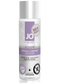 Лубрикант на водной основе для женщин JO AGAPE LUBRICANT ORIGINAL - 60 мл. - System JO - купить с доставкой в Махачкале