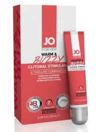 Клиторальный крем JO WARM   BUZZY CLITORAL GEL - 10 мл. - System JO - купить с доставкой в Махачкале