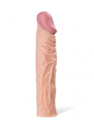 Насадка с ярко выраженной головкой и рельефным стволом - 19 см. - A-toys - в Махачкале купить с доставкой