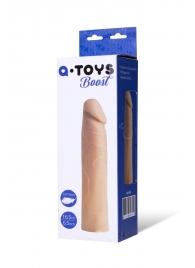 Реалистичная насадка с ярко выраженной головкой - 16,5 см. - A-toys - в Махачкале купить с доставкой