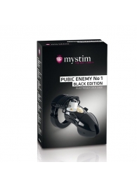 Пояс верности с электростимуляцией Mystim Pubic Enemy No1 Black Edition - MyStim - купить с доставкой в Махачкале