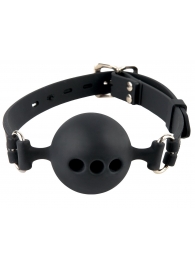 Силиконовый кляп-шар с отверстиями для дыхания Silicone Breathable Ball Gag Small - Pipedream - купить с доставкой в Махачкале