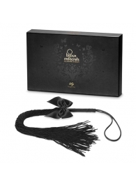 Чёрная плётка Lilly Whip Bijoux - Bijoux Indiscrets - купить с доставкой в Махачкале
