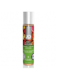 Смазка с ароматом тропических фруктов JO Flavored Tropical Passion - 30 мл. - System JO - купить с доставкой в Махачкале