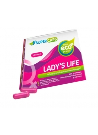 Возбуждающие капсулы Ladys Life - 14 капсул (0,35 гр.) - SuperCaps - купить с доставкой в Махачкале